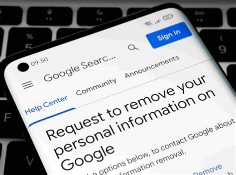 Remove your personal information from Google .